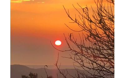 Köyde Gün Batımı
