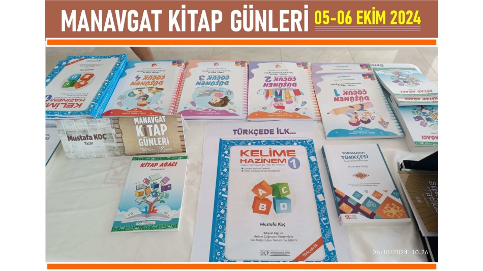 MANAVGAT KİTAP GÜNLERİ ETKİNLİĞİNE KATILDIK