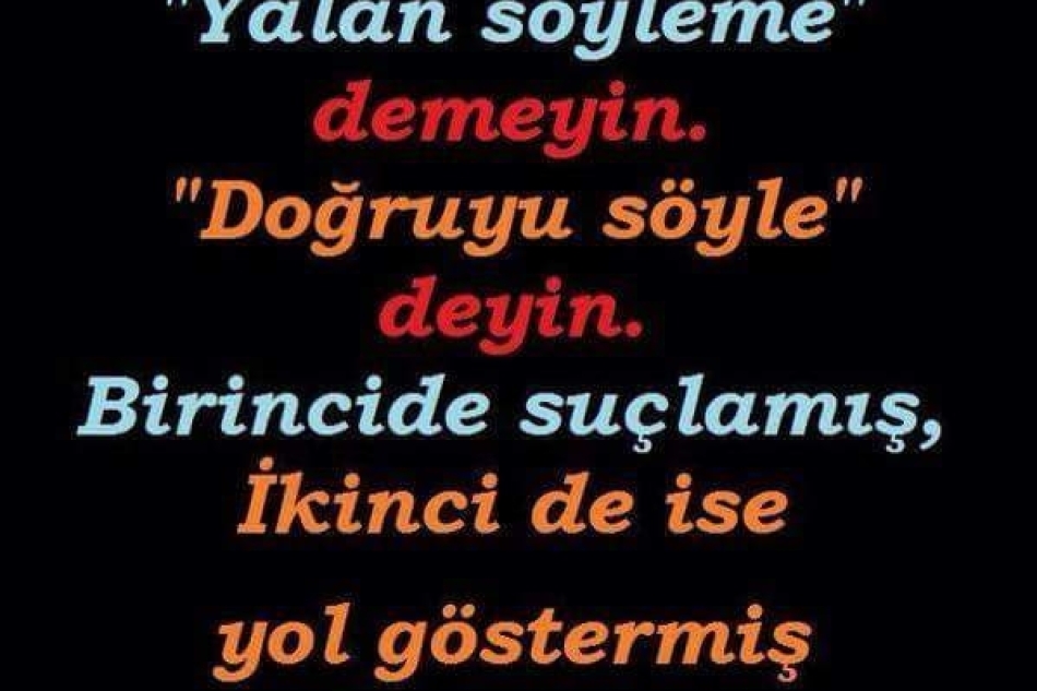 Doğru Söyle