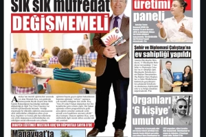 MÜFREDAT SIK SIK DEĞİŞMEMELİ
