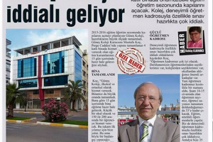 Güneş Koleji İddialı Geliyor / 2015