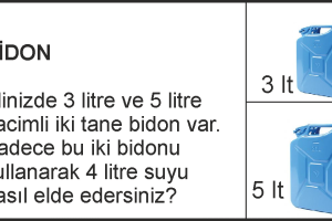 4 Litre Su Elde Edin