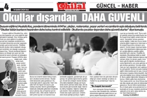 Okullar Dışarıdan Daha Güvenli / 2020