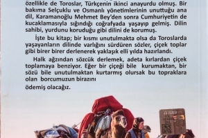 Torosların Türkçesi Satışa Sunuldu