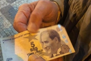 Prag Sokaklarında Bir Dilenci