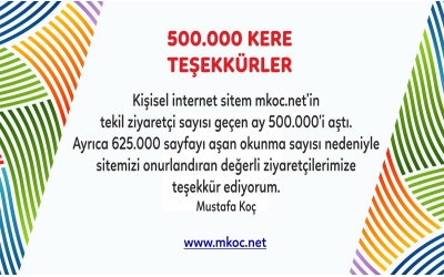 500.000 KERE TEŞEKKÜRLER