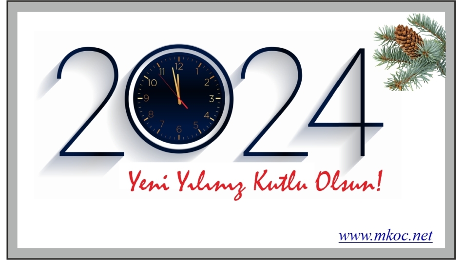 YENİ YILINIZ KUTLU OLSUN!