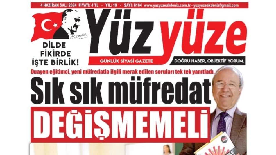 MÜFREDAT SIK SIK DEĞİŞMEMELİ