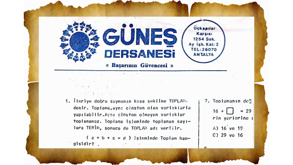 TARİHTEN BİR YAPRAK
