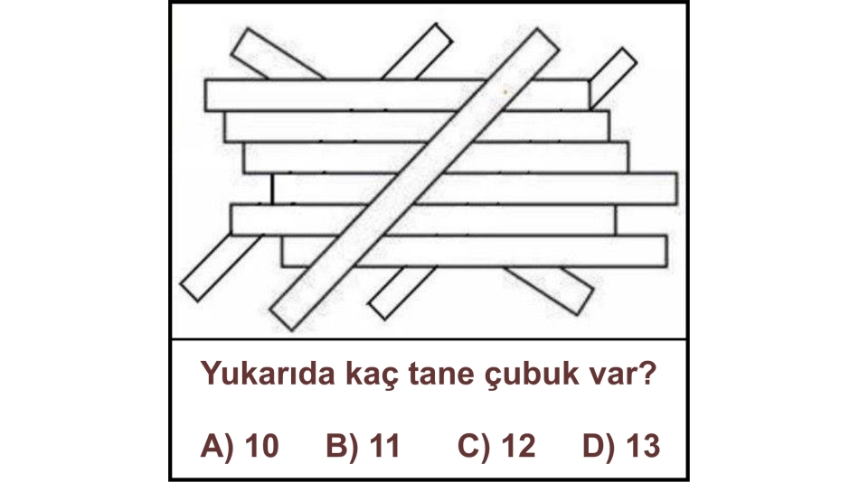 Çubukları Sayalım